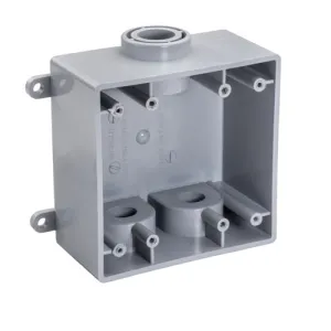 1/2" Weatherproof Box Two Gang FSCC Type 1304 (Pack of 10)