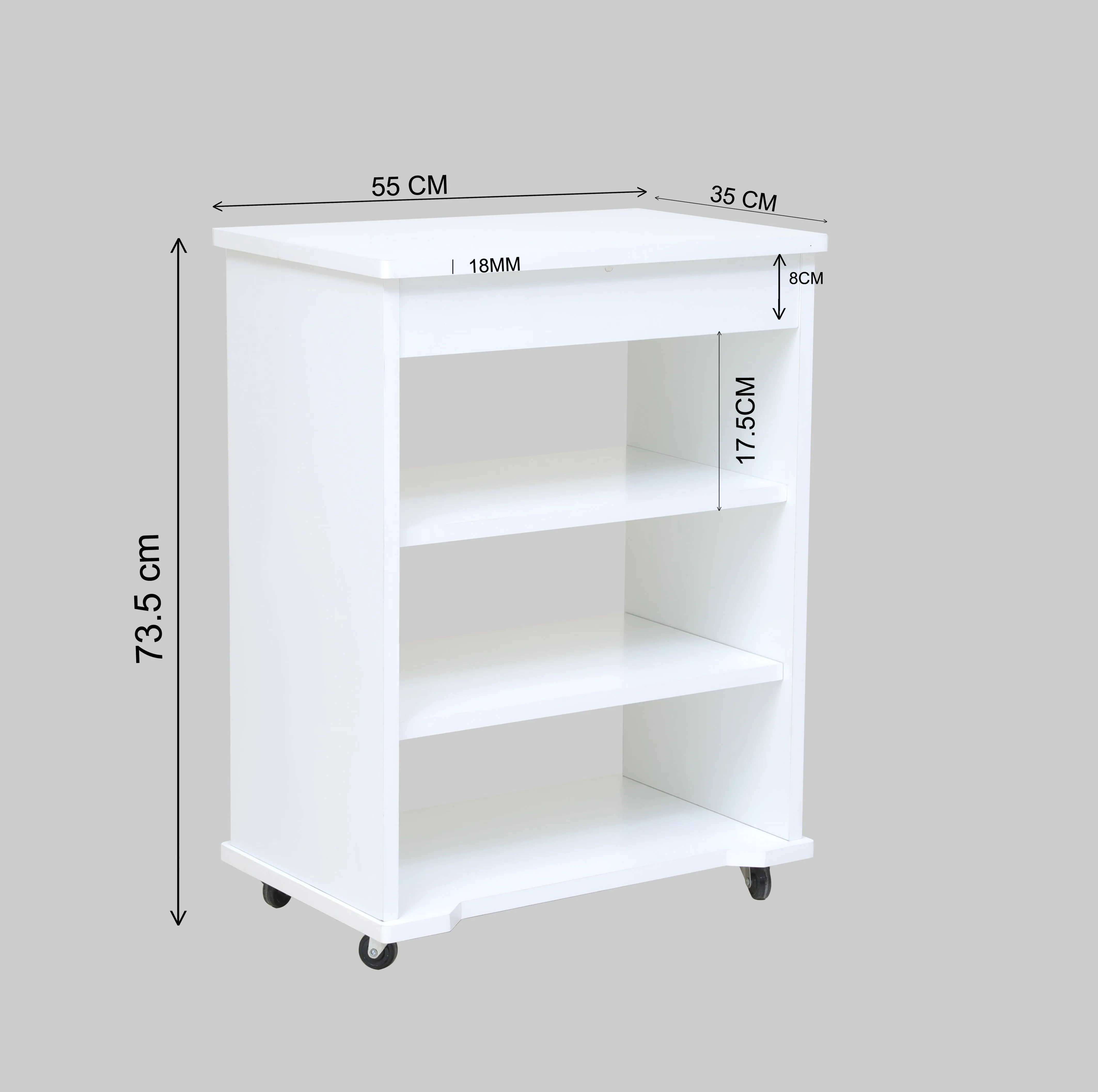 AFT PRO-MINI LAPTOP DESK/TABLE, WHITE