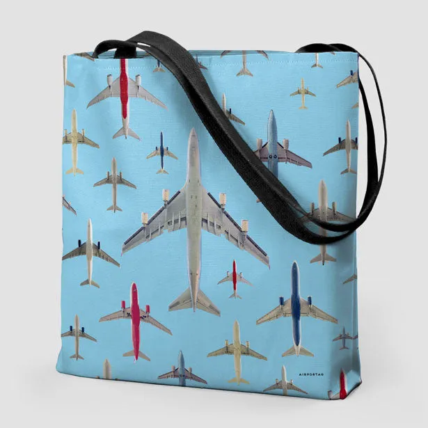 Airplane Above - Tote Bag