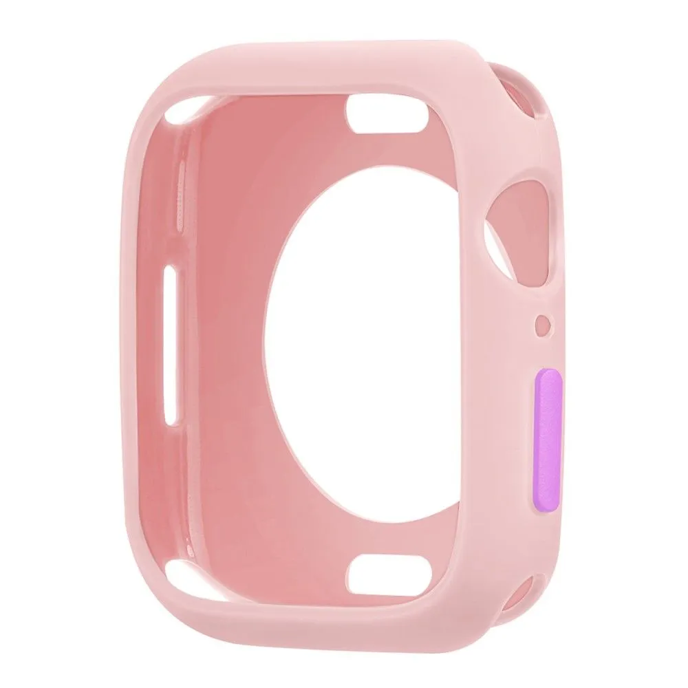 Apple Watch (45mm) candy color button TPU cover - Pink / Purple