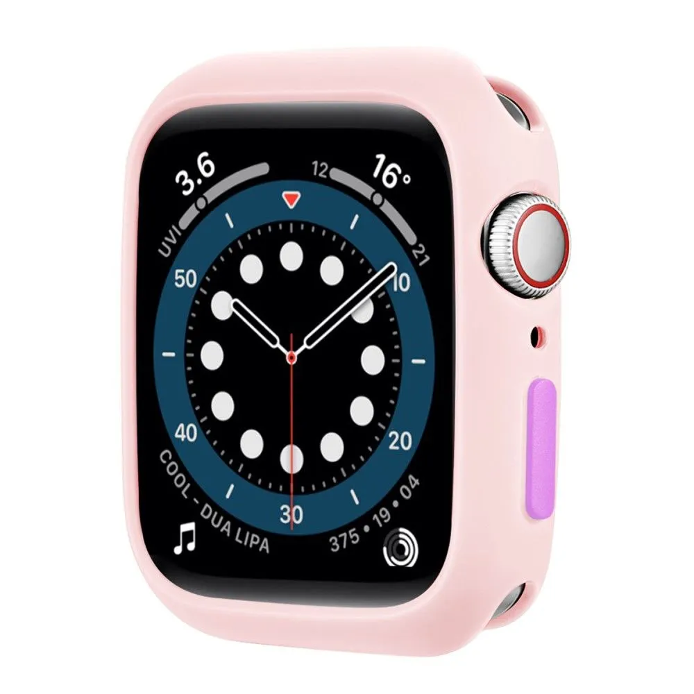 Apple Watch (45mm) candy color button TPU cover - Pink / Purple