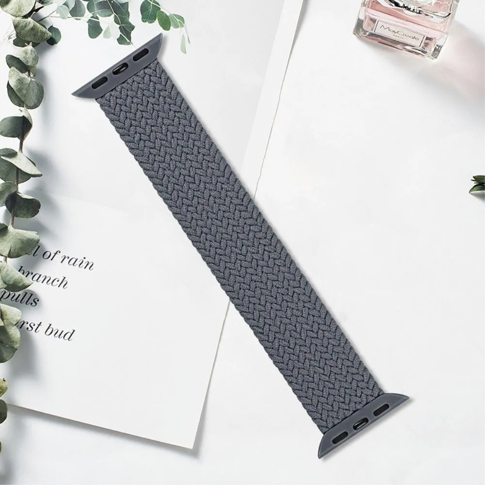 Apple Watch (45mm) elastic watch strap - Space Grey / Size: L