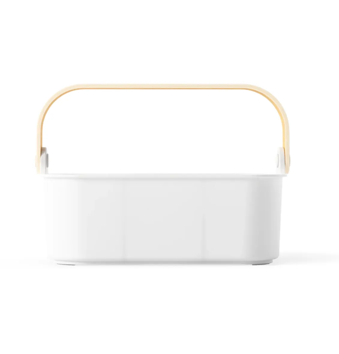Bellwood Stackable Bin White/Natural