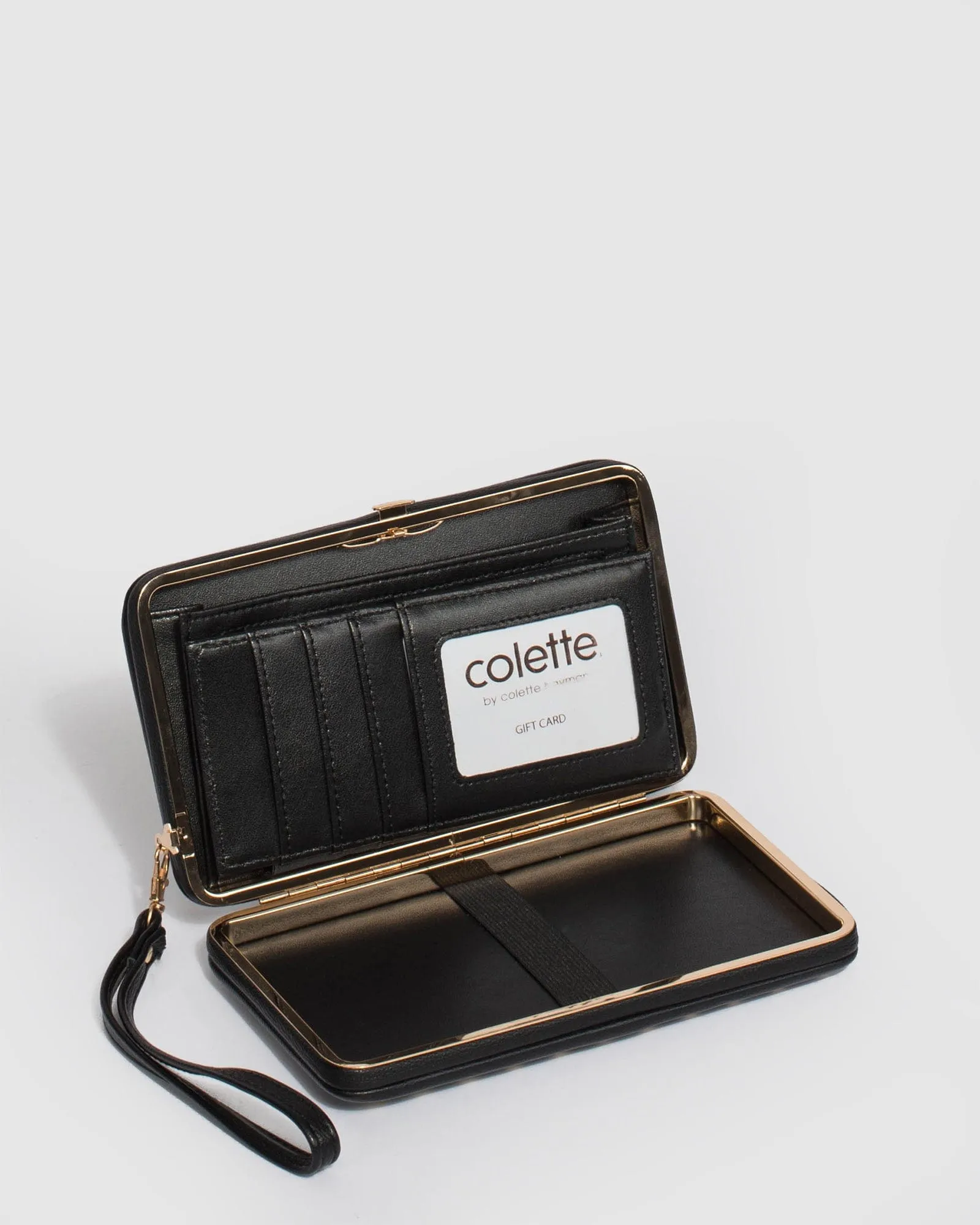 Black Eve Stud Hardcase Wallet