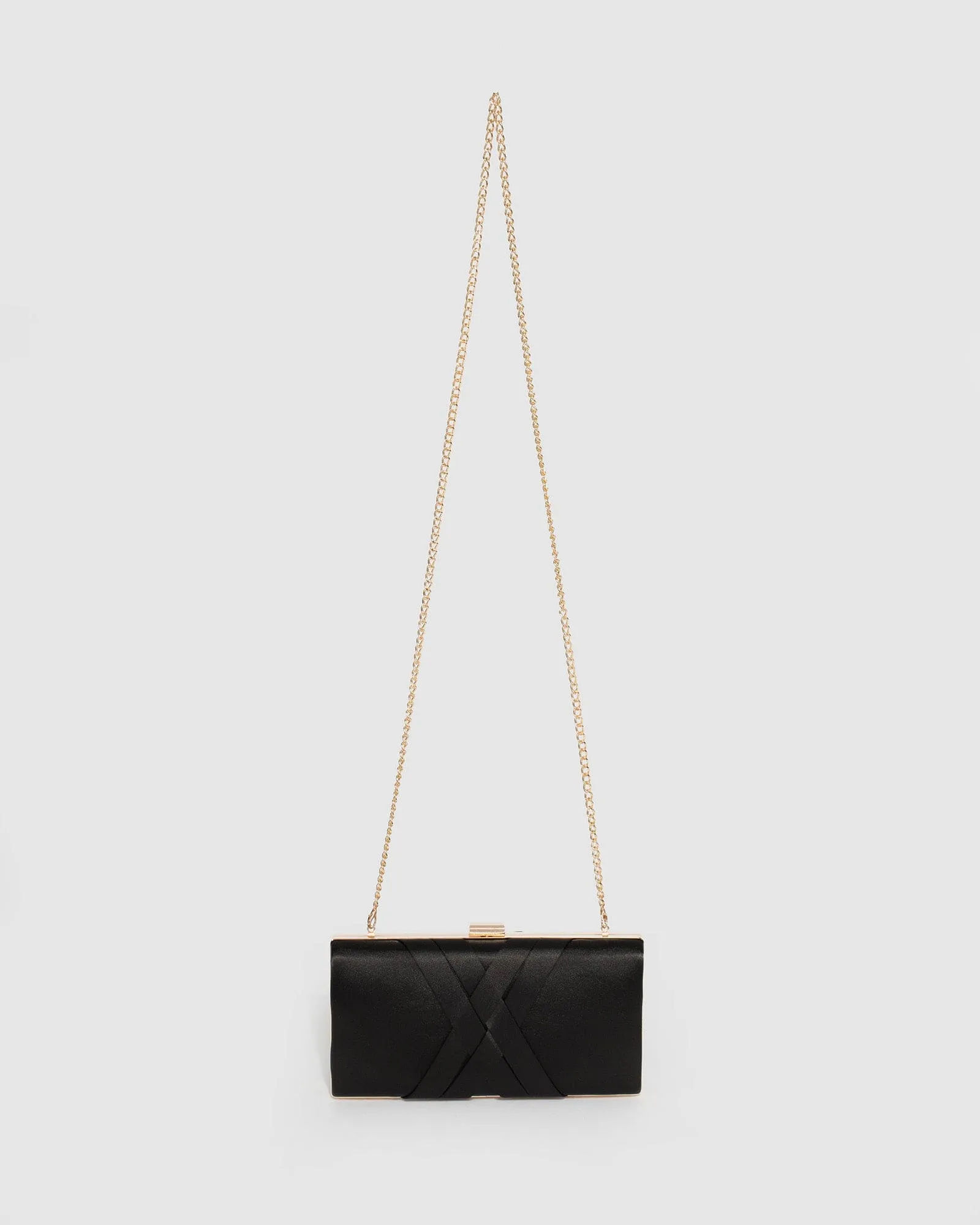 Black Melanie Clutch Bag