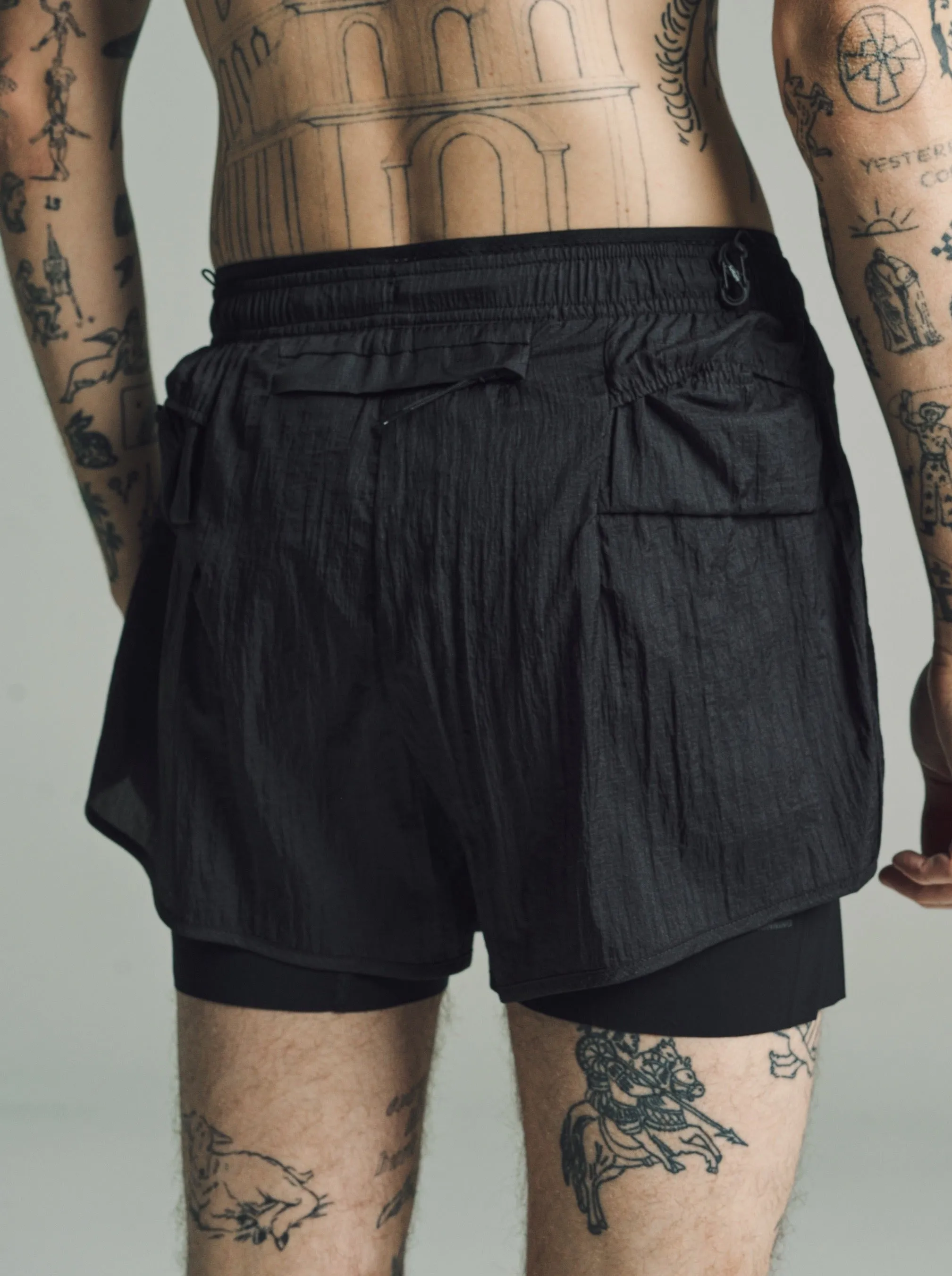 Black Rippy™ 3" Trail Shorts