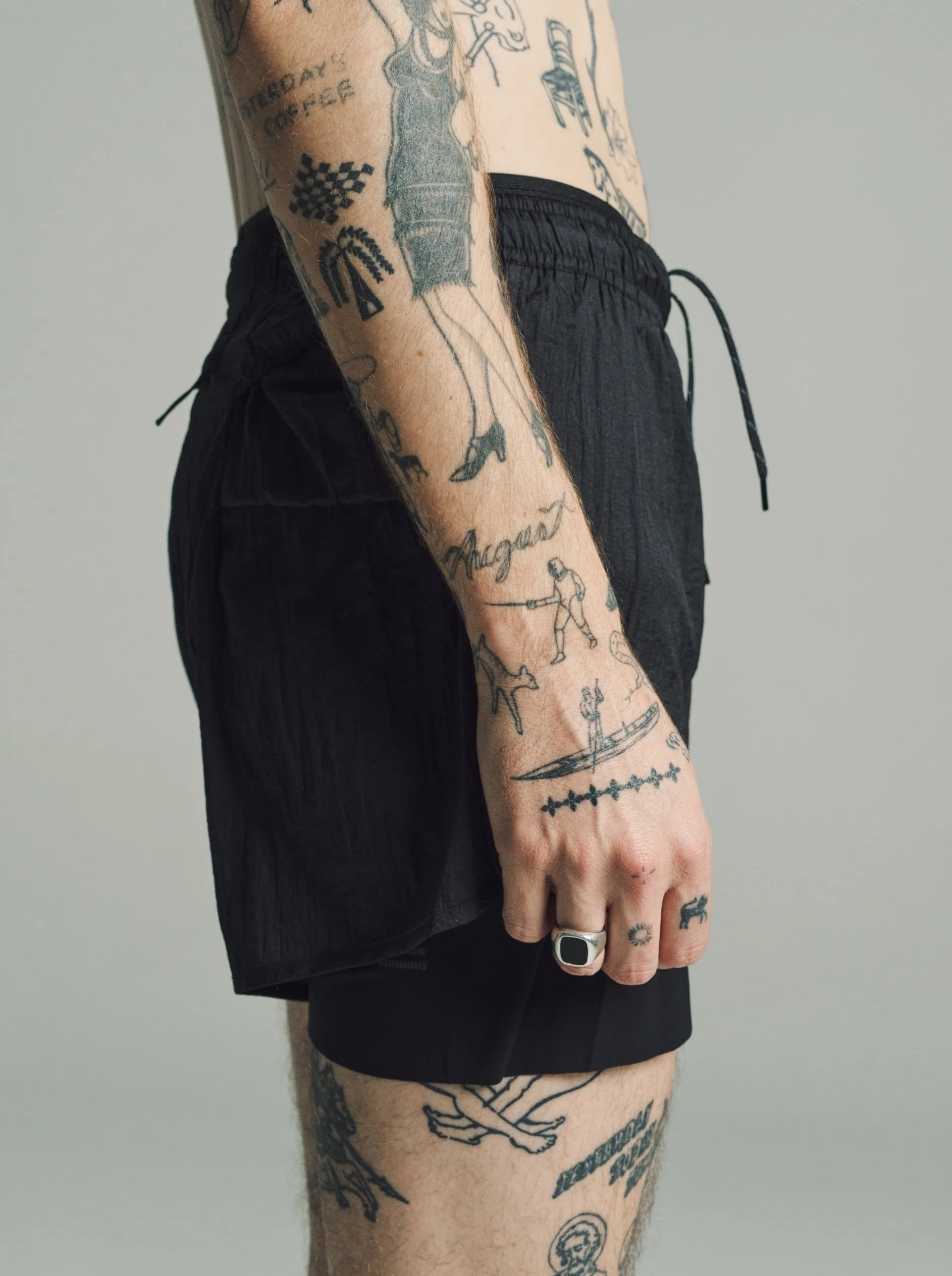 Black Rippy™ 3" Trail Shorts
