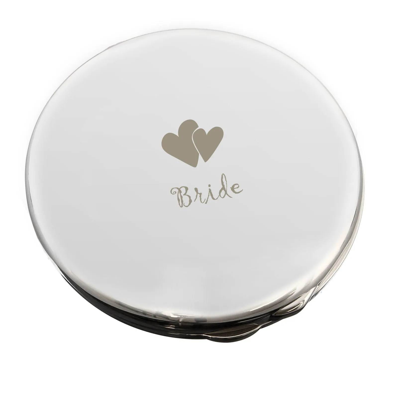 Bride Round Compact Mirror