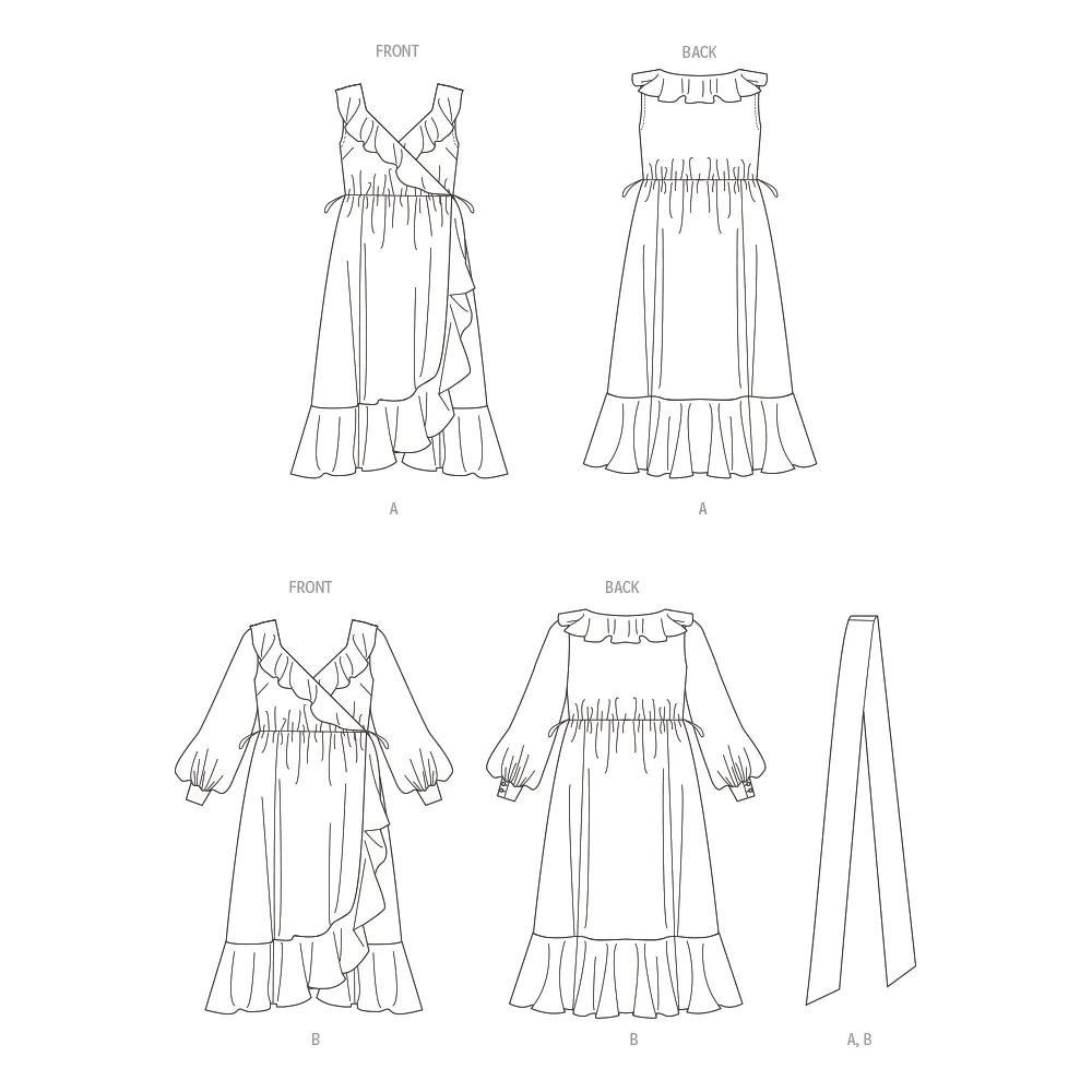 Butterick Dress and Sash B6927