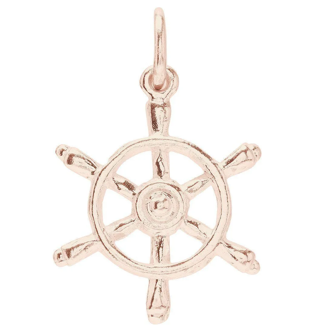 Captains Wheel Mini Charm