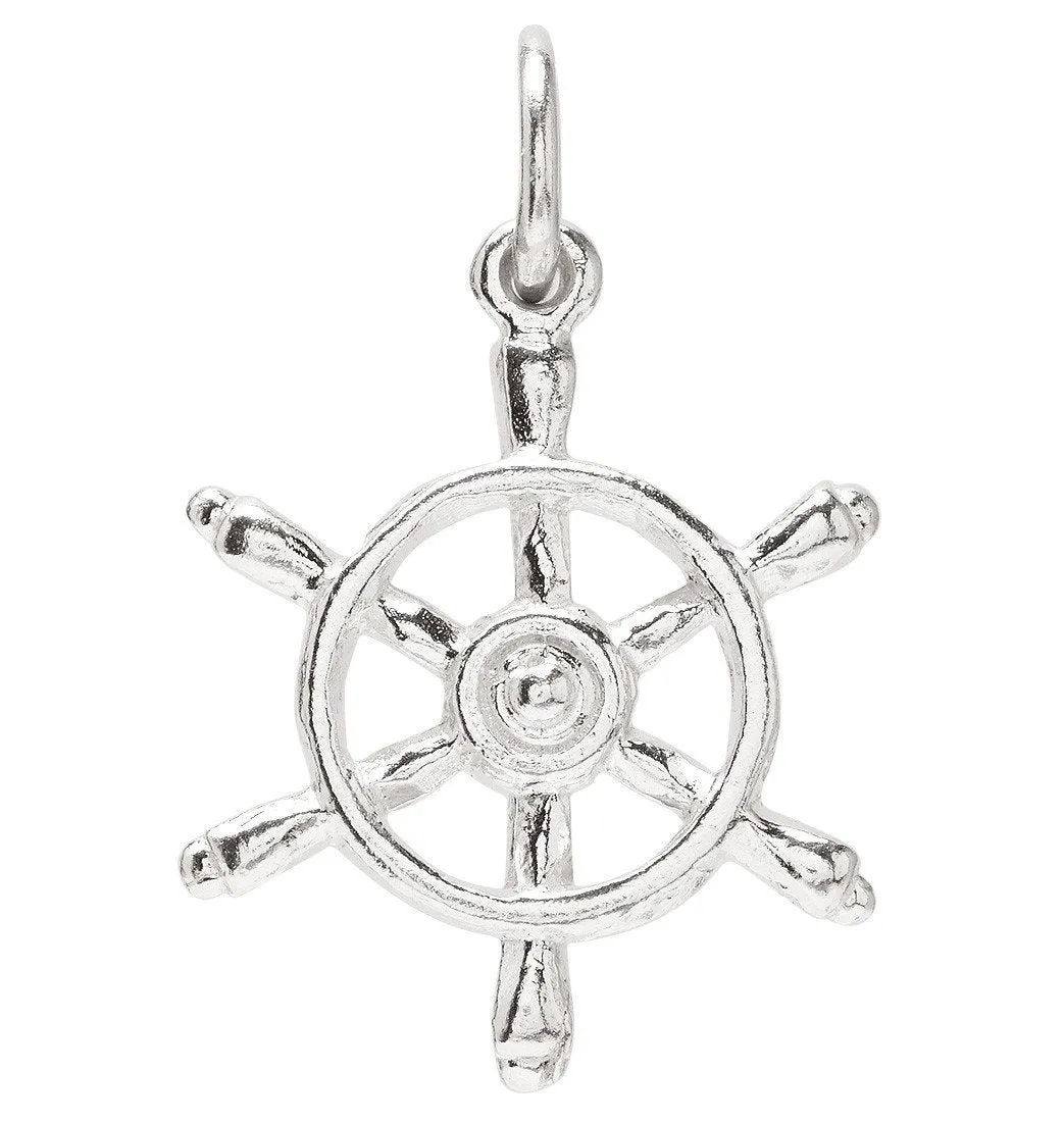Captains Wheel Mini Charm
