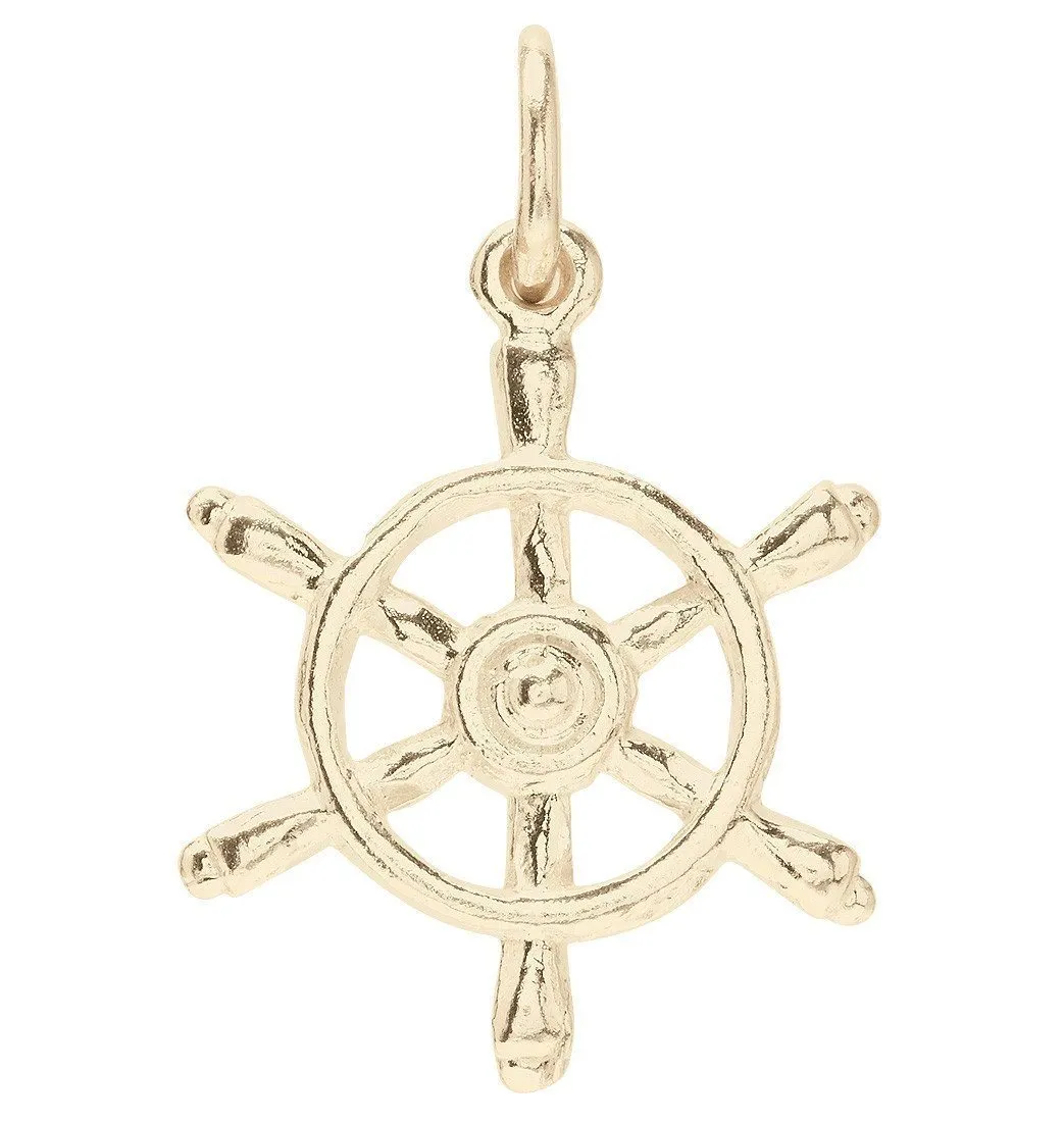 Captains Wheel Mini Charm