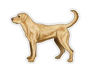 Casey Underwood Yellow Lab Decal