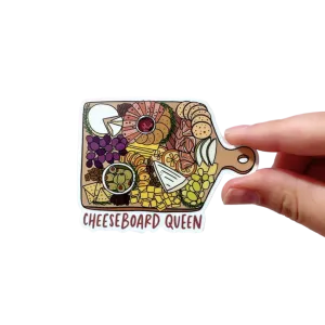 Cheeseboard Queen Charcuterie Sticker