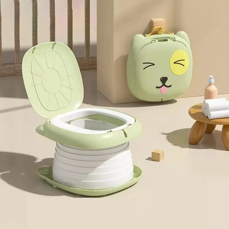Compact Cartoon Travel Potty