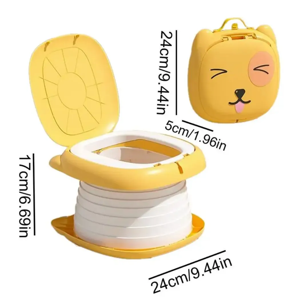Compact Cartoon Travel Potty