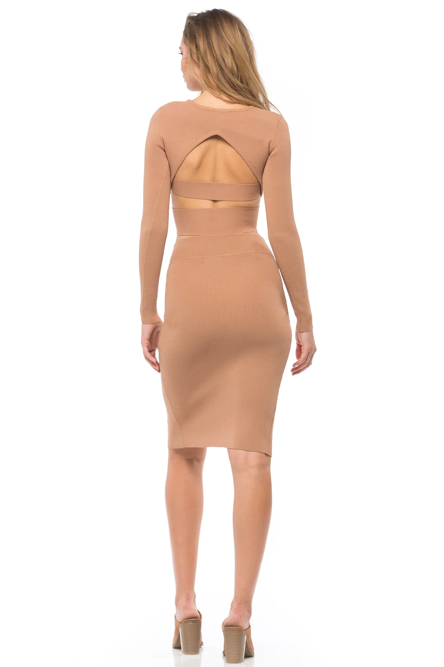 Compact Long Sleeve Crop Top