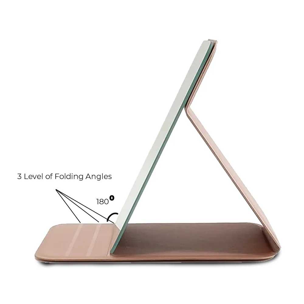 Custom Logo Portable PU Leather Pocket Mirror