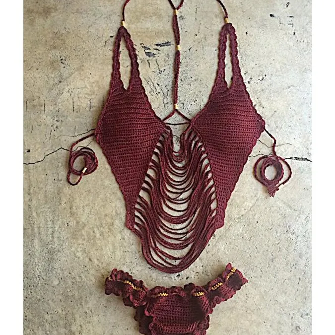 Dainty Crochet Bikini
