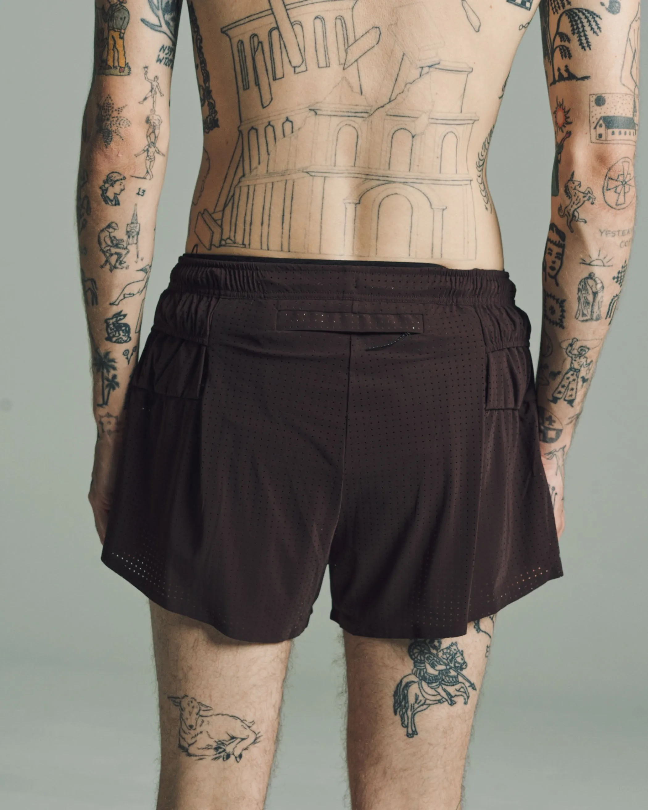 Deep Mahogany Space-O™ 2.5" Distance Shorts