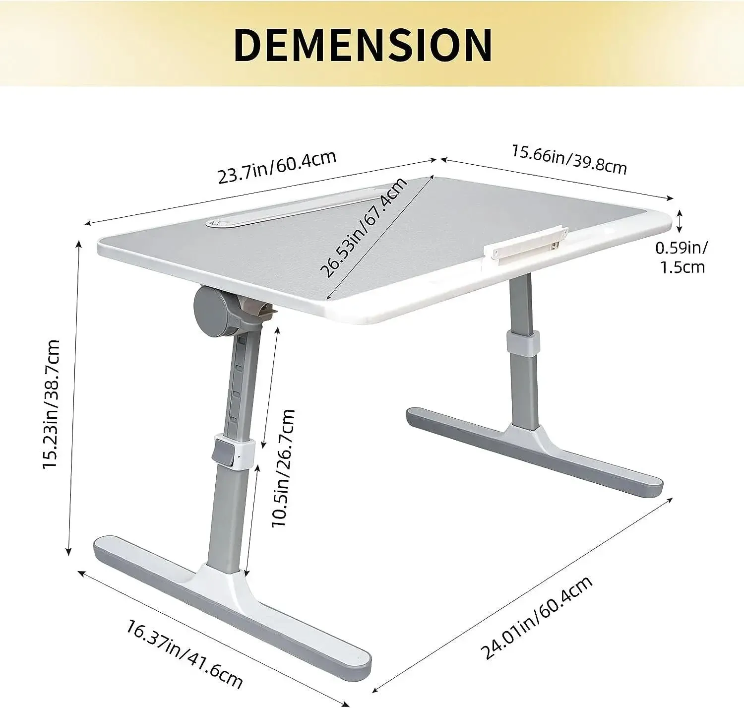 Desk For Laptop With LED Light