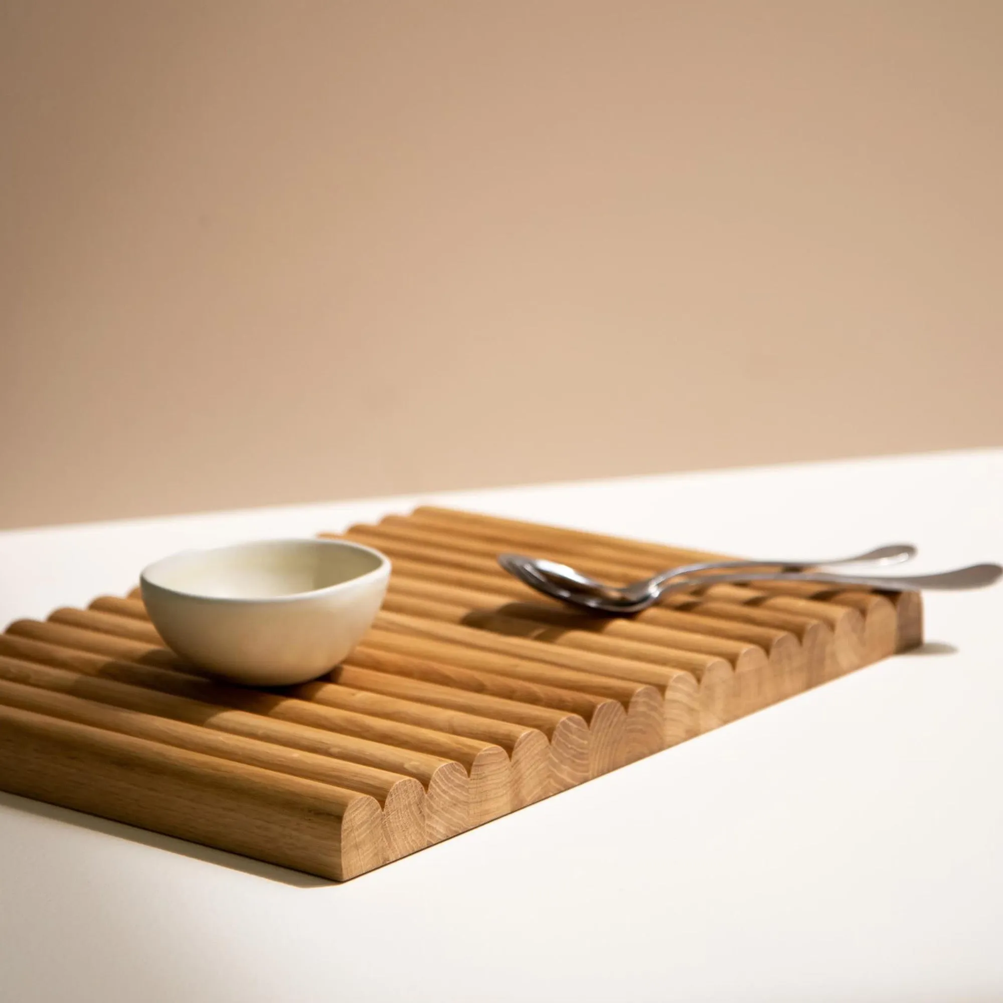 Double Tray - Oak
