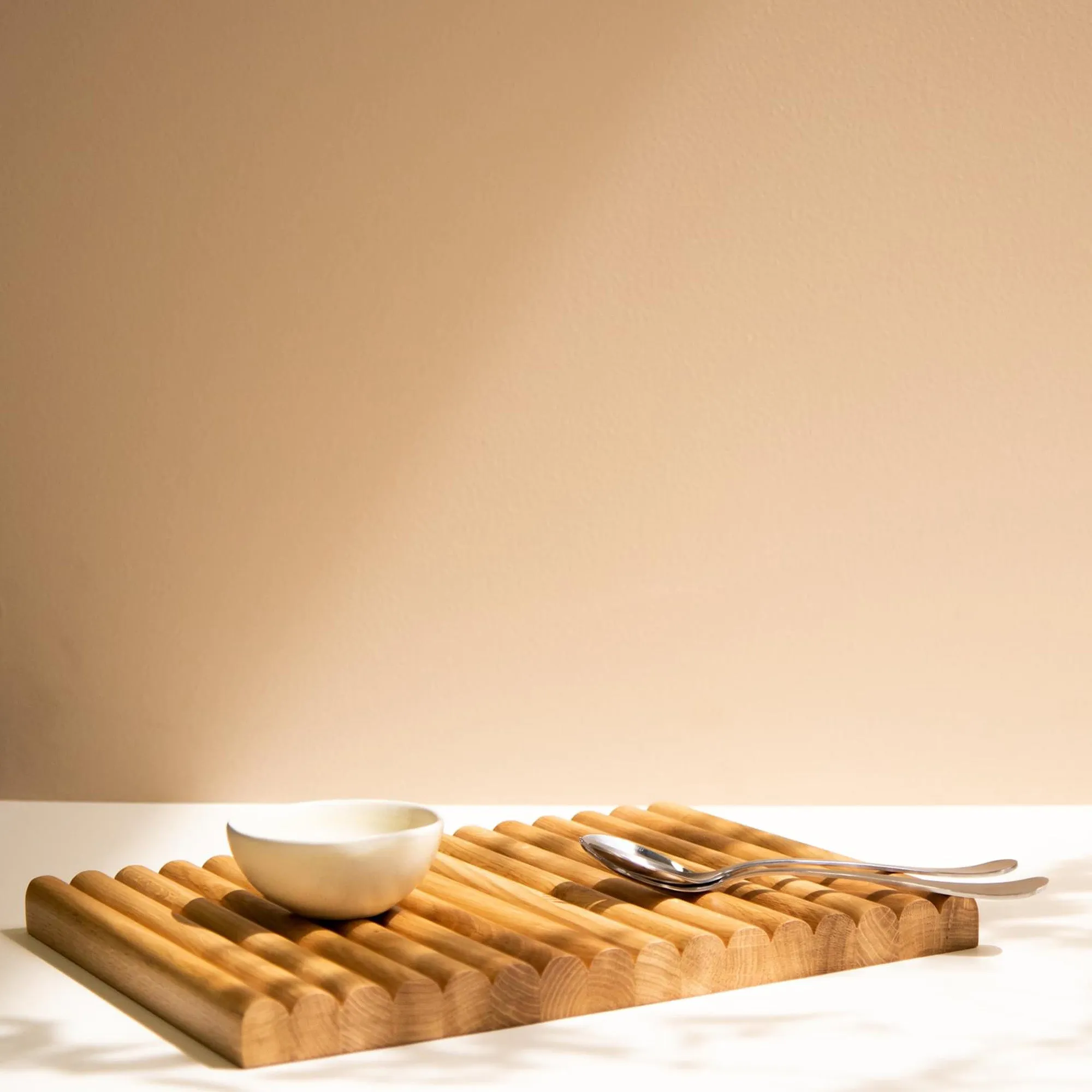 Double Tray - Oak