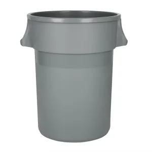 DX498 Jantex Heavy-Duty Round Bin Grey 160Ltr