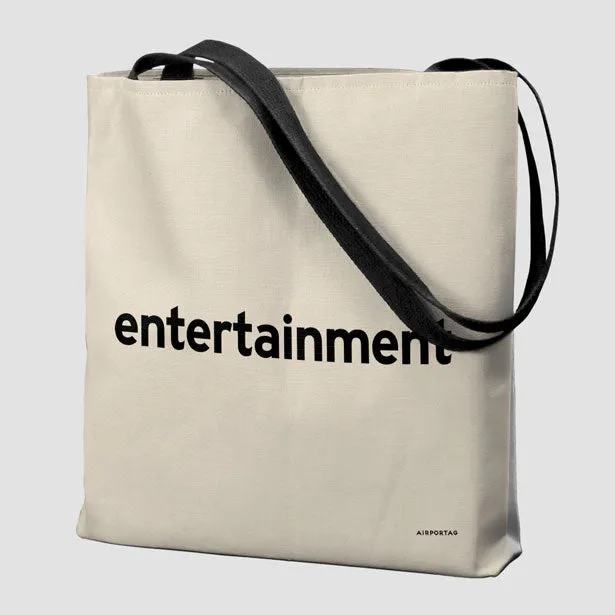 Entertainment - Tote Bag
