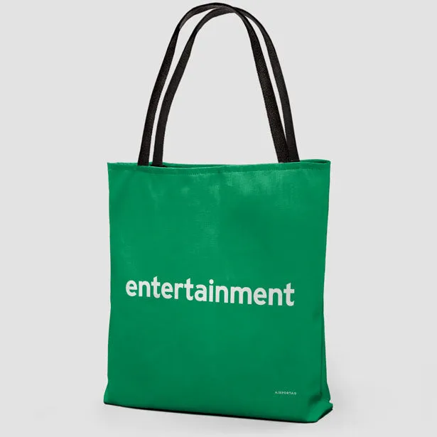 Entertainment - Tote Bag
