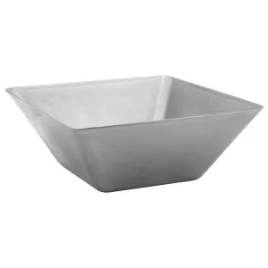 FOH Square Mod Stainless Bowl, Antique, 5.5", 21 oz, 12 ct