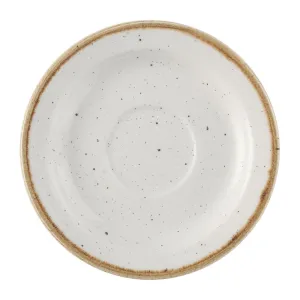 FS905 Churchill Stonecast Profile Saucer Barley White 150mm (Pack of 12)