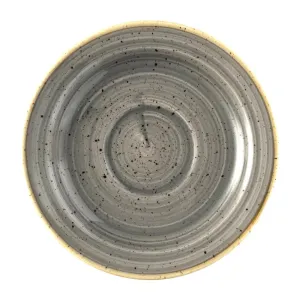 FS908 Churchill Stonecast Profile Saucer Grey 150mm (Pack of 12)