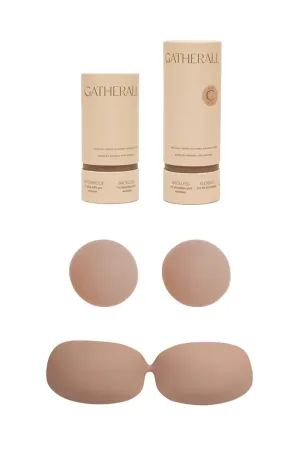 Gatherall Adhesive Bra and Nippies Bundle Set
