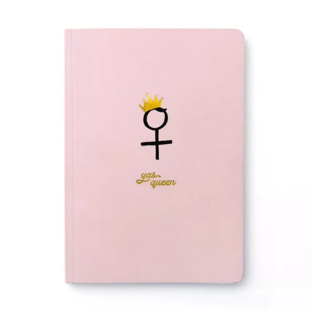 Gold Foil Imprinted Journal - Yas Queen