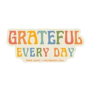 Grateful Every Day Sticker