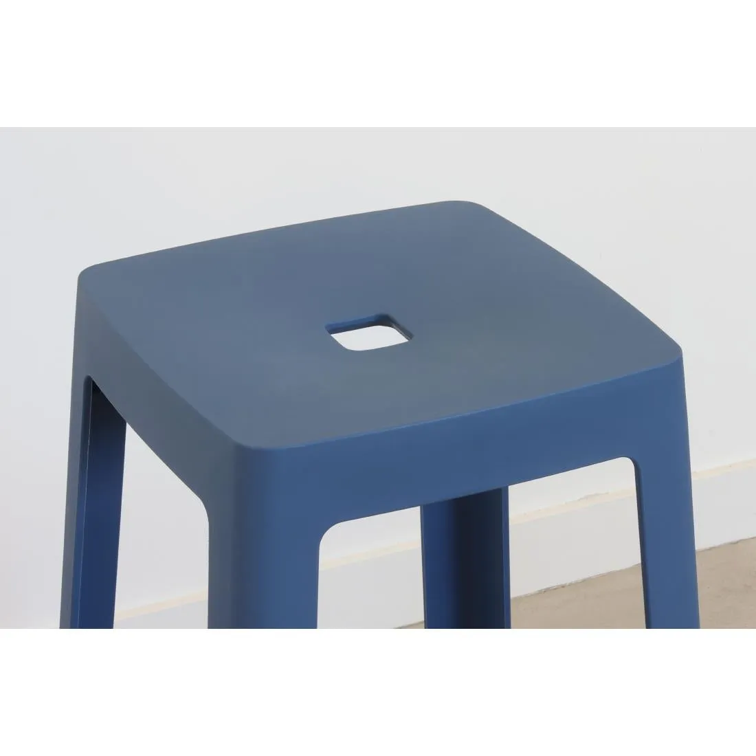 HX774 Origin Base Stool Violet Blue 400x400x440mm (Pack of 2)