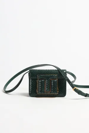 Kleine Tasche in Emerald Green