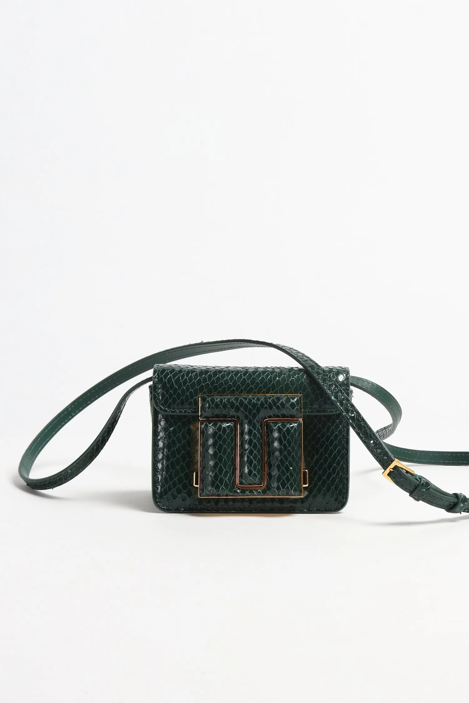 Kleine Tasche in Emerald Green