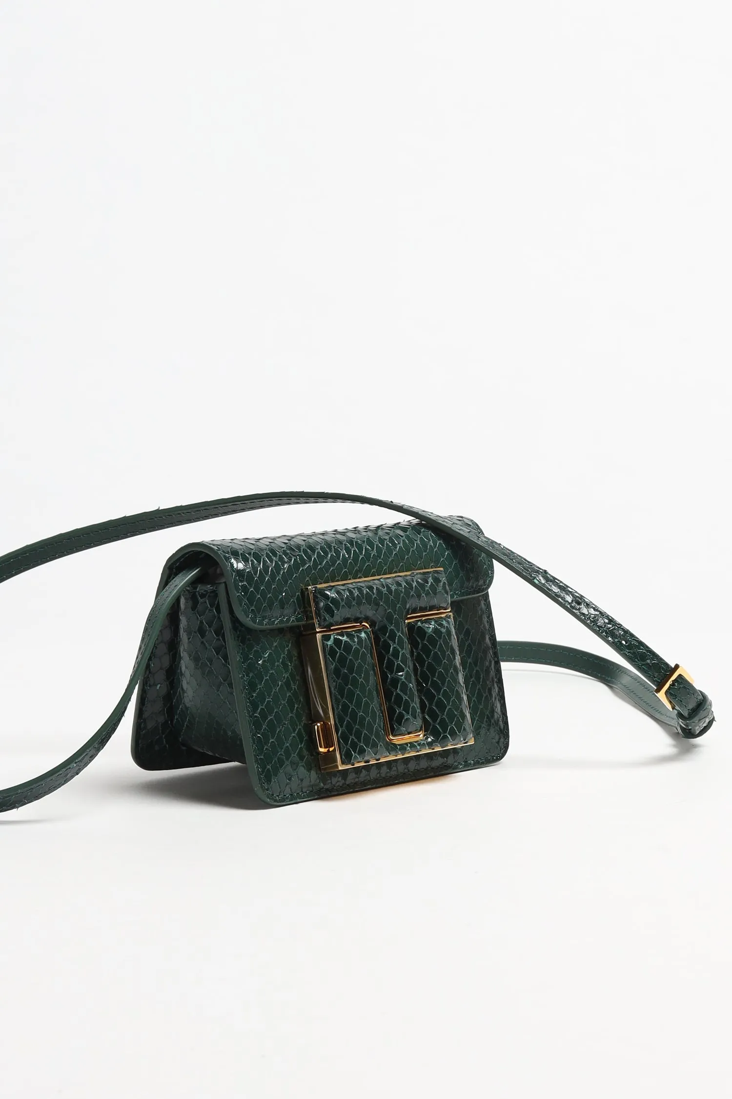 Kleine Tasche in Emerald Green