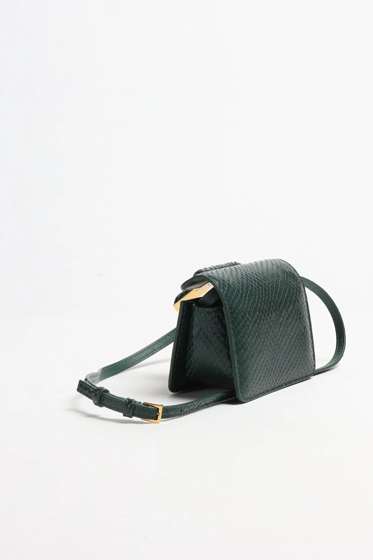 Kleine Tasche in Emerald Green