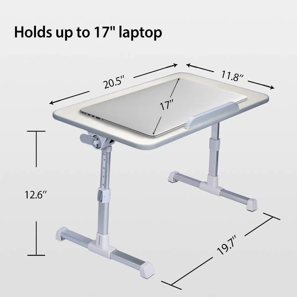 Laptop Adjustable Table Portable Lap Desk Office at Home