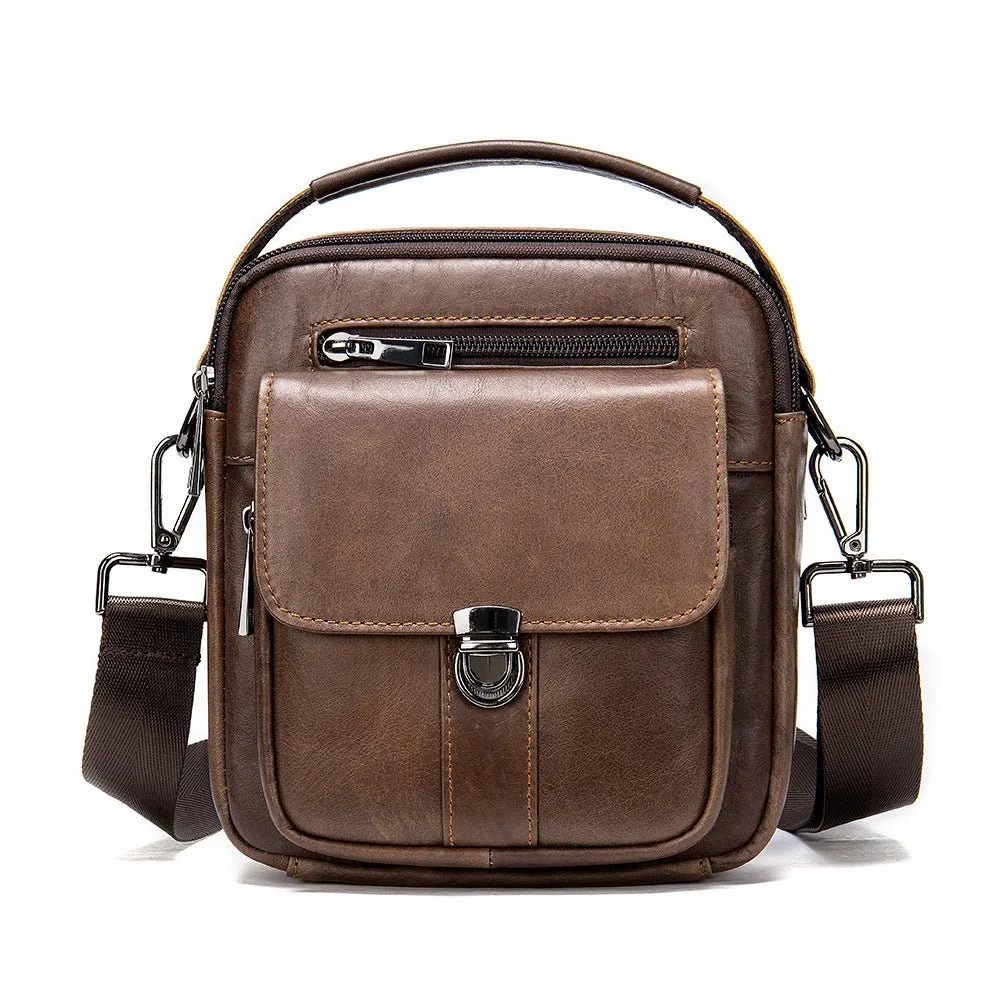 Men's Crossbody Leather Shoulder Bags