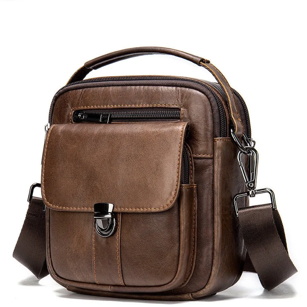 Men's Crossbody Leather Shoulder Bags