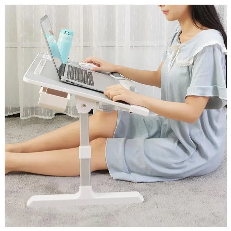 Multifunctional Adjustable PU Leather Foldable Laptop Desk -XF0665