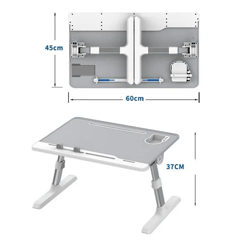 Multifunctional Adjustable PU Leather Foldable Laptop Desk -XF0665