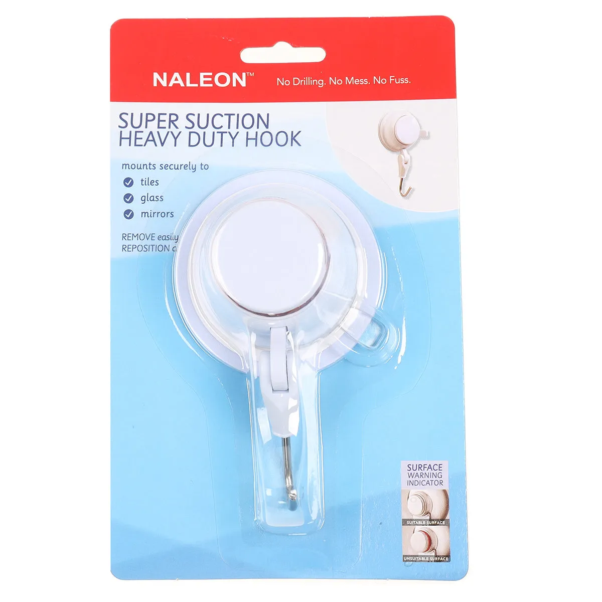 NALEON Super Suction Heavy Duty Hook