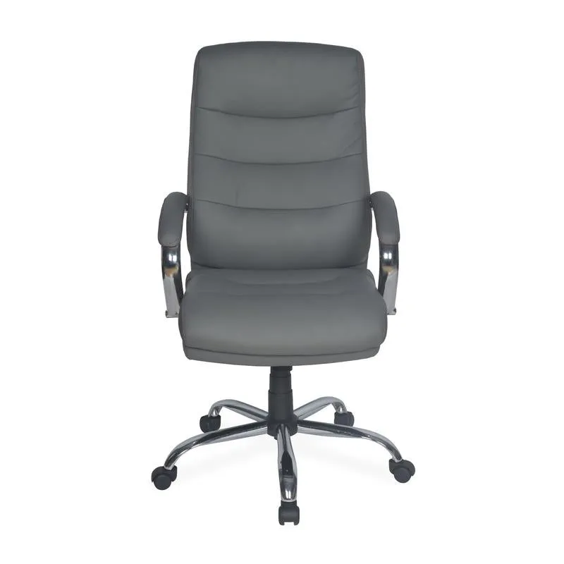 Nilkamal Neal High Back Office Chair (Grey) with Laptop Stand Complimentary