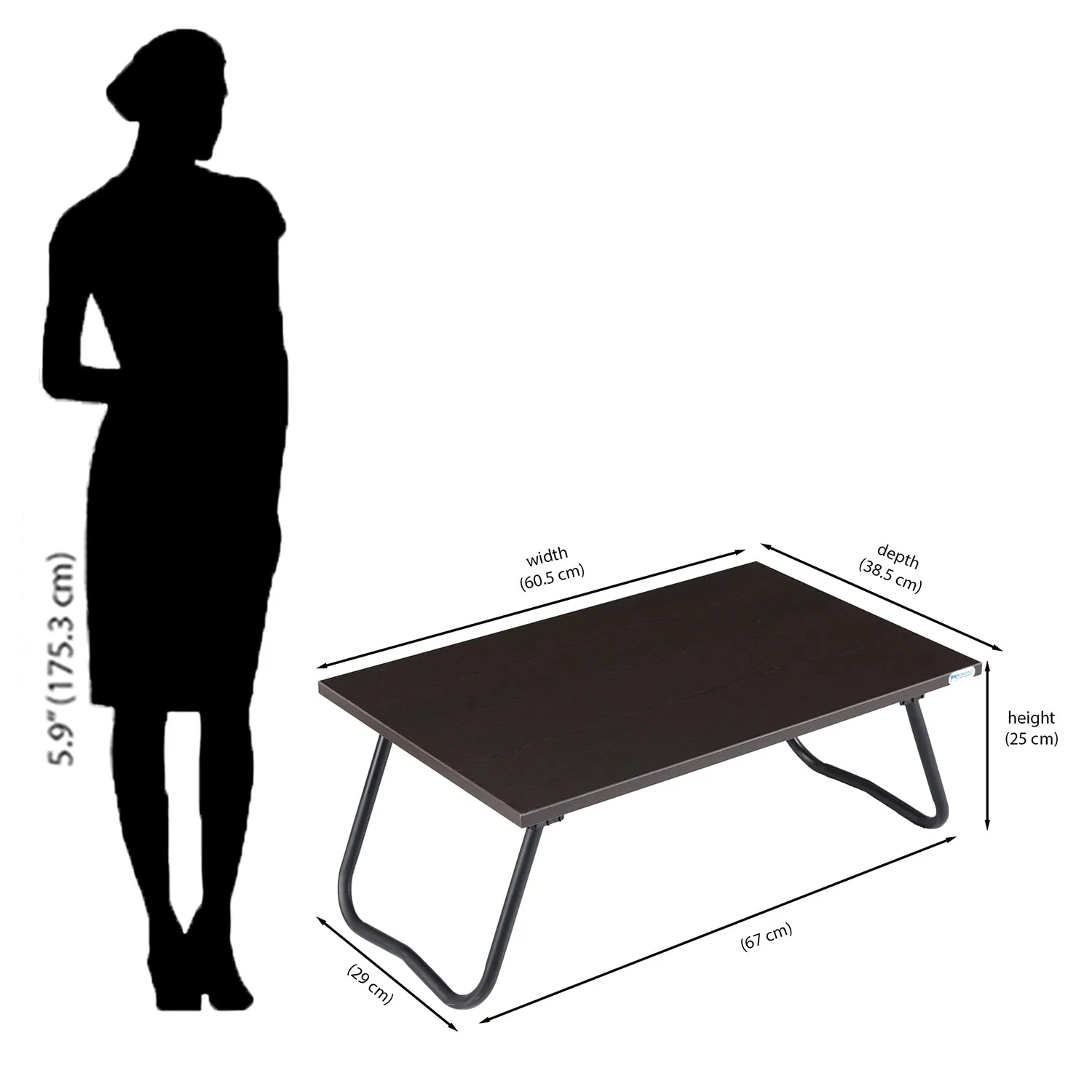 Nilkamal Zen Portable Laptop Desk (Wenge)