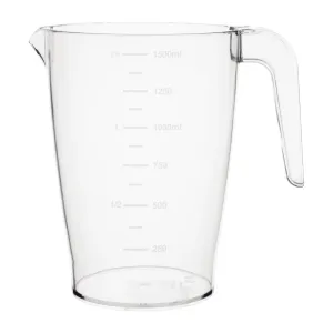 Olympia Kristallon Polycarbonate Stacking Jug 1.5ltr - FB892
